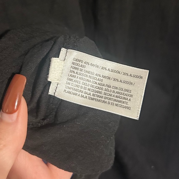 WILD FABLE oversized linen tshirt blouse M - Picture 3 of 8